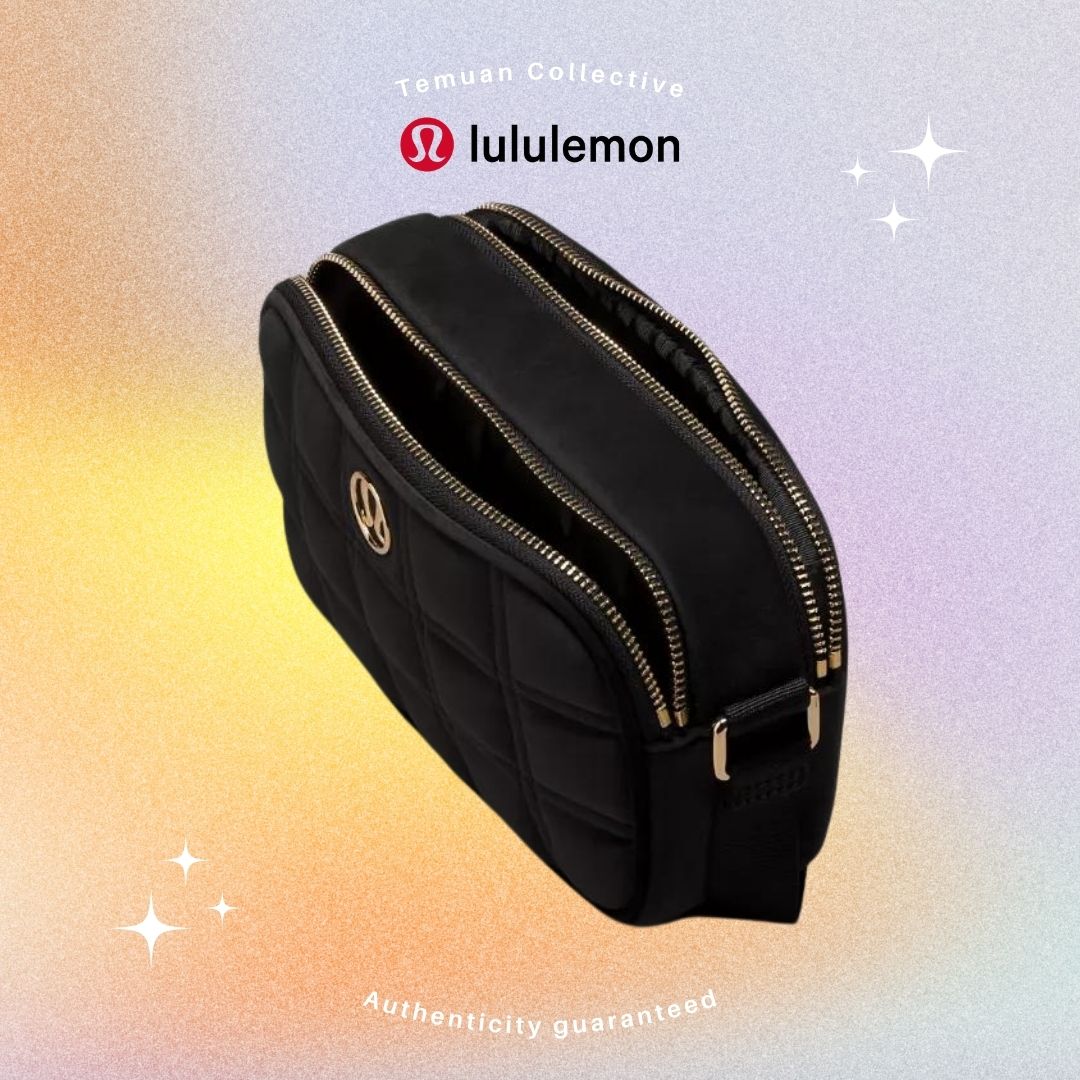 LULULEMON Crossbody Camera Bag 2L Quilted Velour