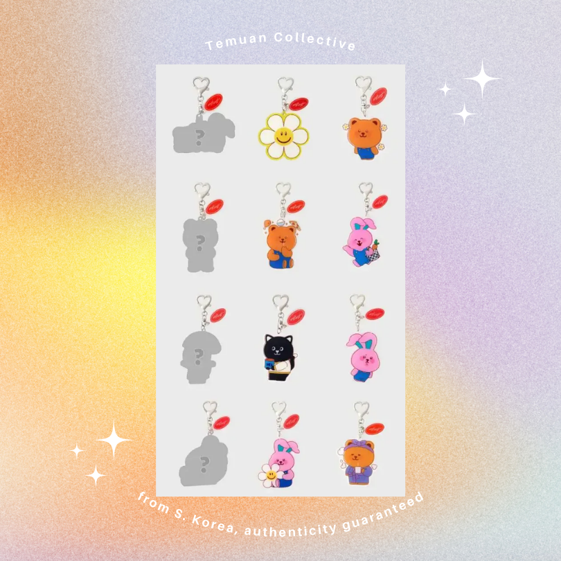 Wiggle Wiggle Acrylic Random Keyring