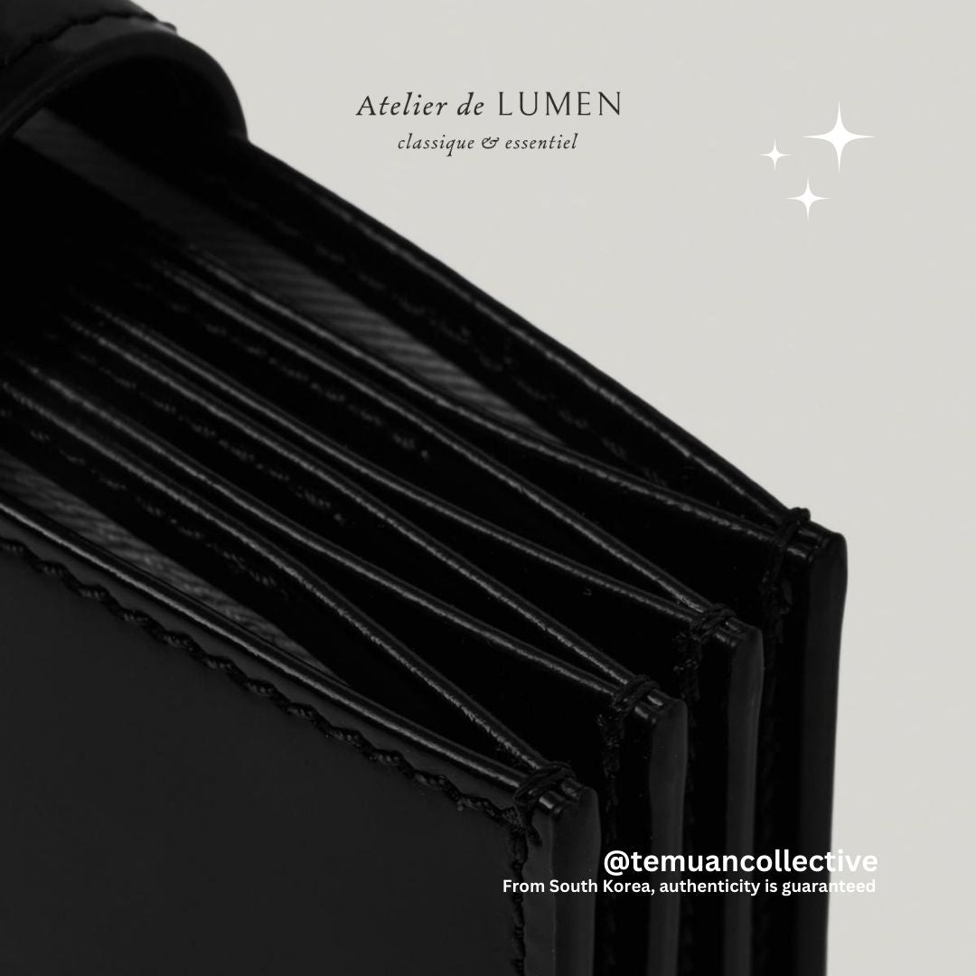 Atelier de Lumen Double Card Holder Accordion Leather Wallet