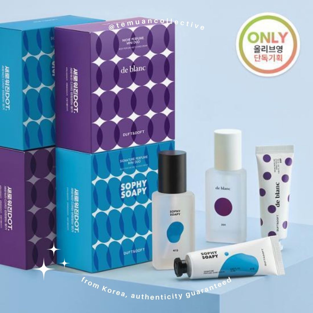 Duft&Doft De Blanc Niche Perfume Mini Duo Body Mist and Hand Cream