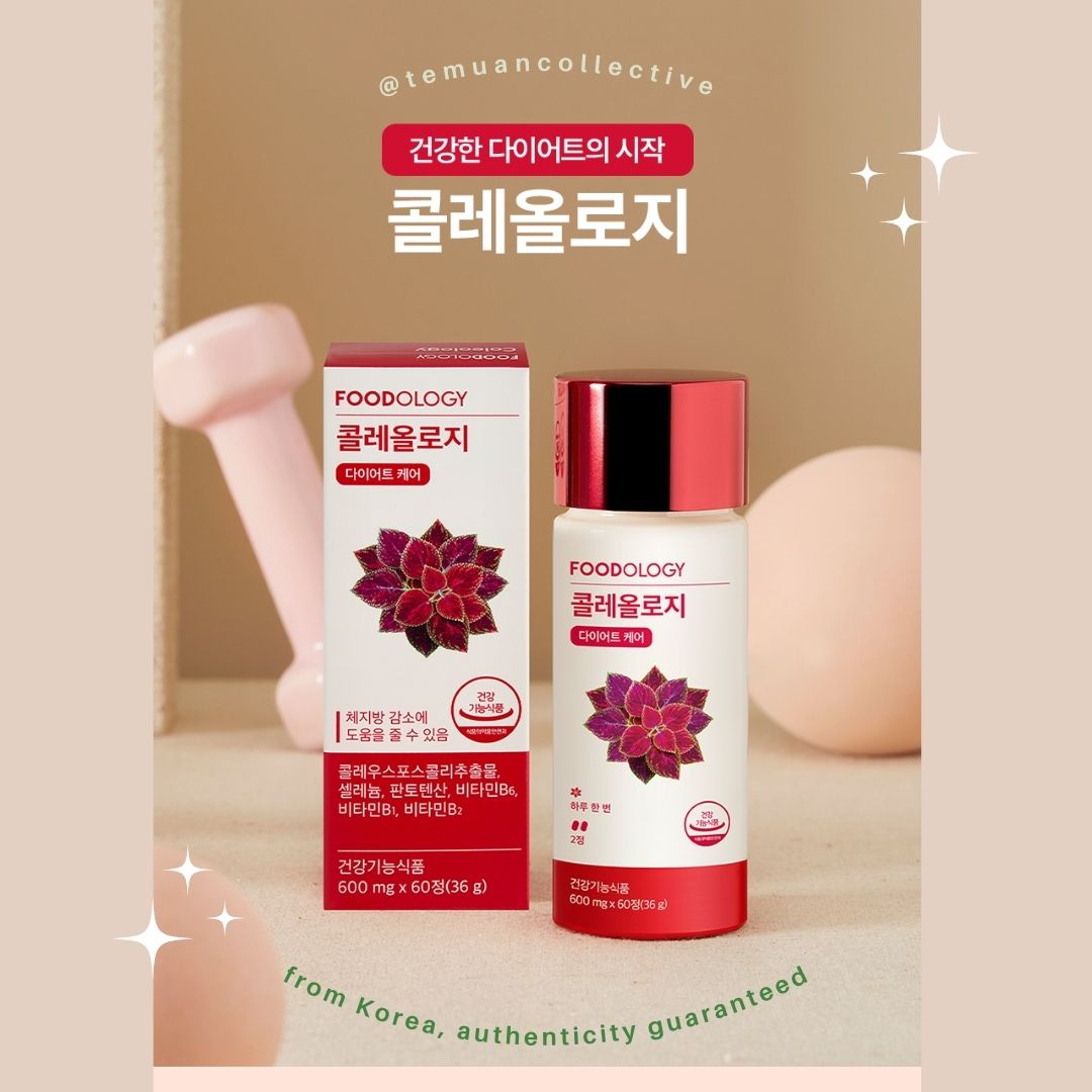 FOODOLOGY Coleology PRO 600mg*60Tablets Special Set (30-day supply) ORIGINAL Slimming Diet Care