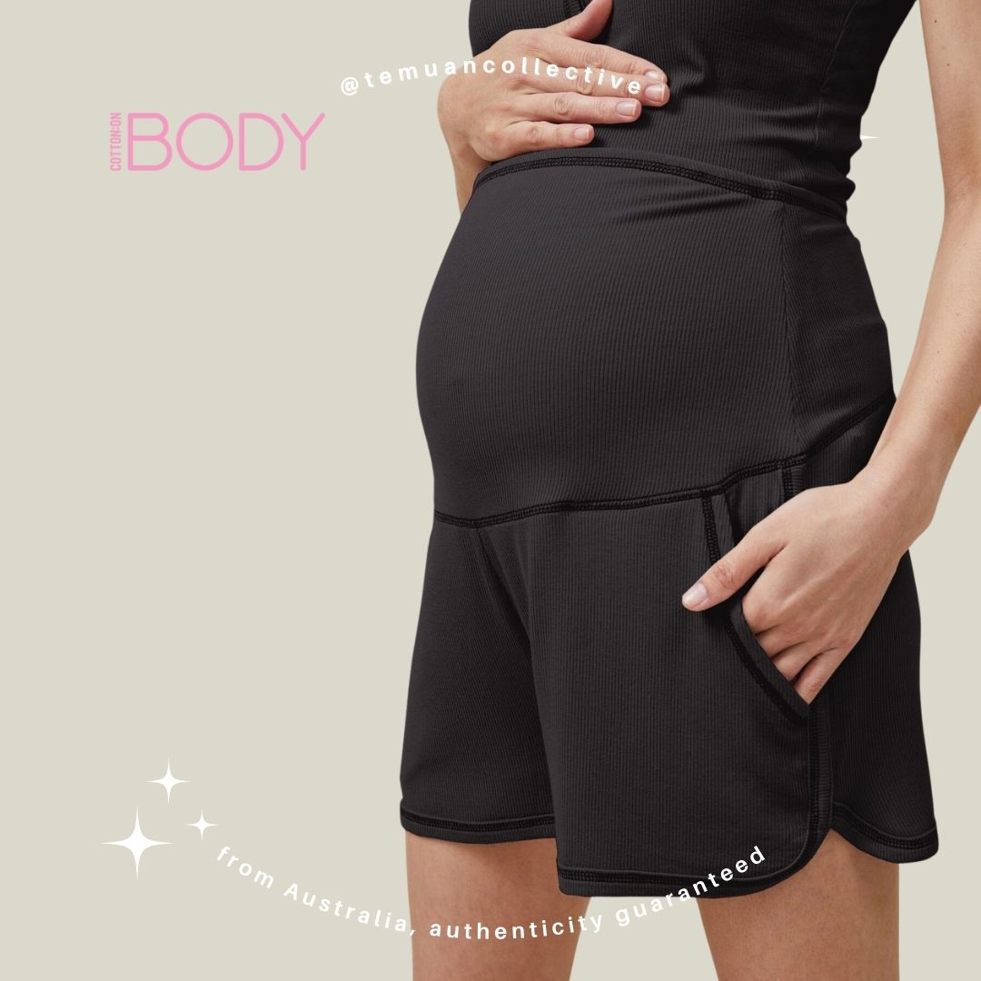 BODY Australia Sleep Recovery Maternity Henley Tank Top & Relaxed Pocket Short Set