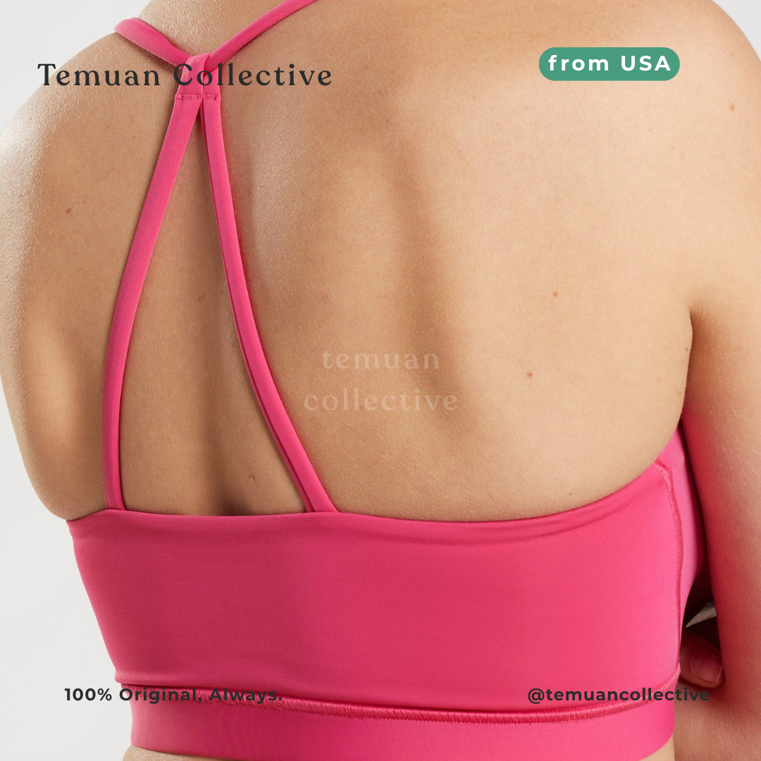 Gymshark Studio Sports Bra Hibiscus Pink