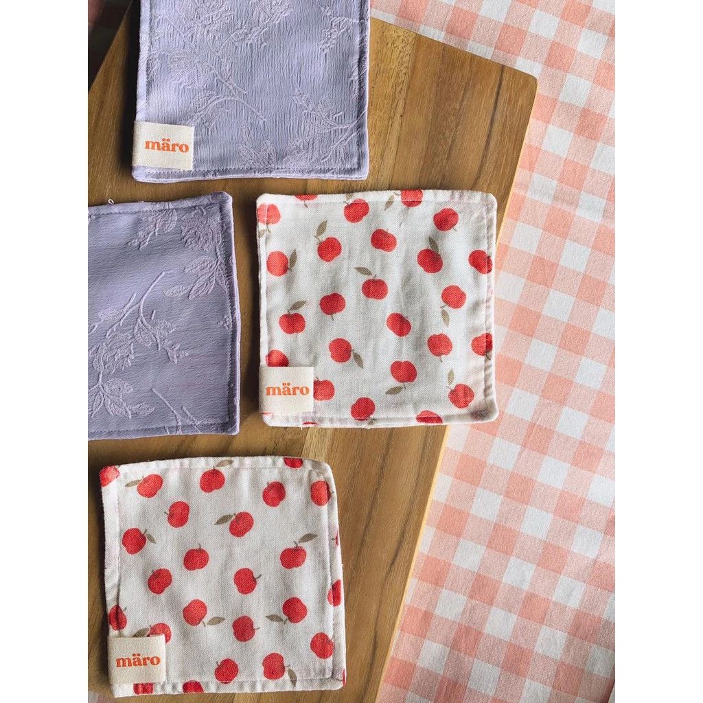 maro Fabric Coaster Props Dining Set Decor