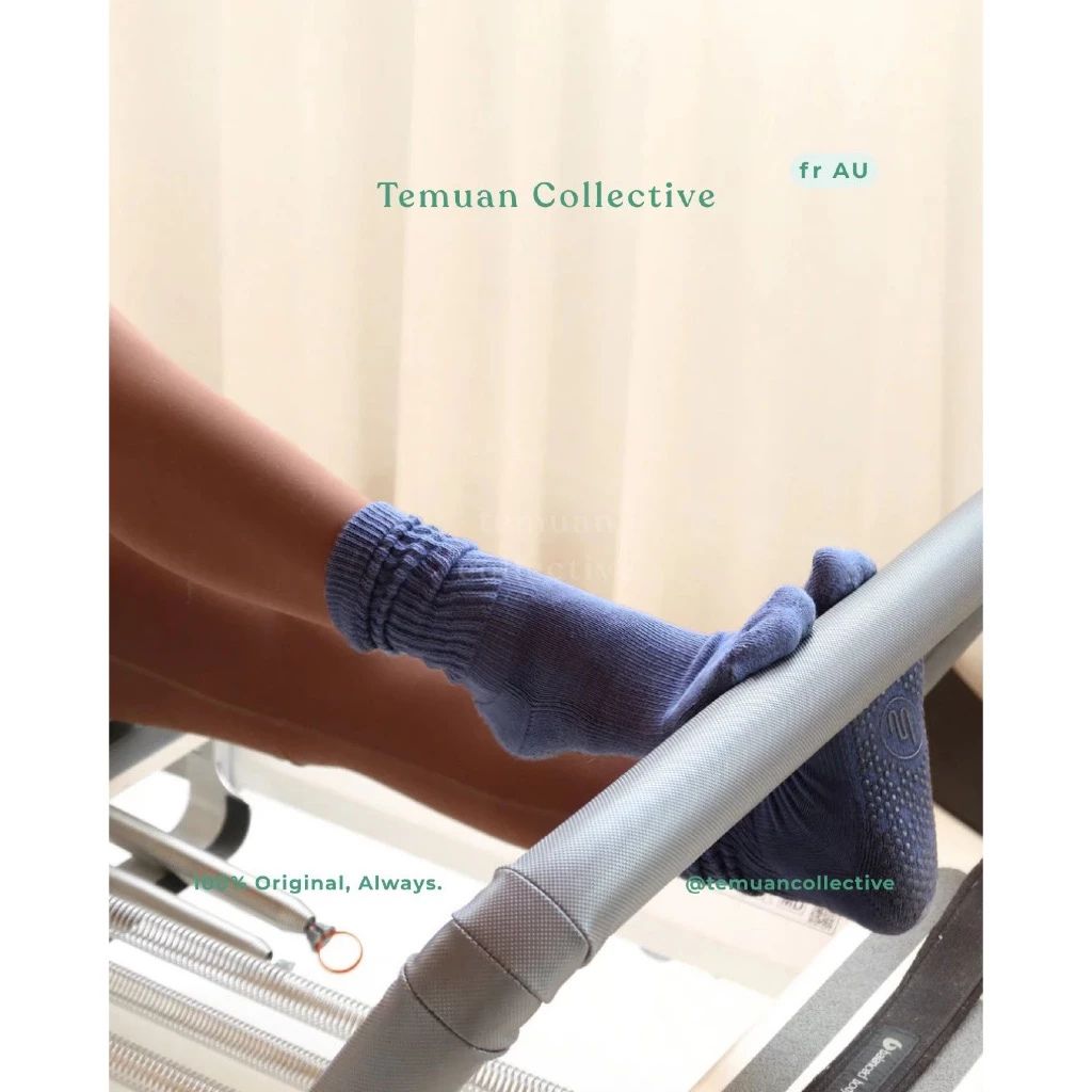 MoveActive Pilates Project x Cheerleader Scrunch Non Slip Grip Socks