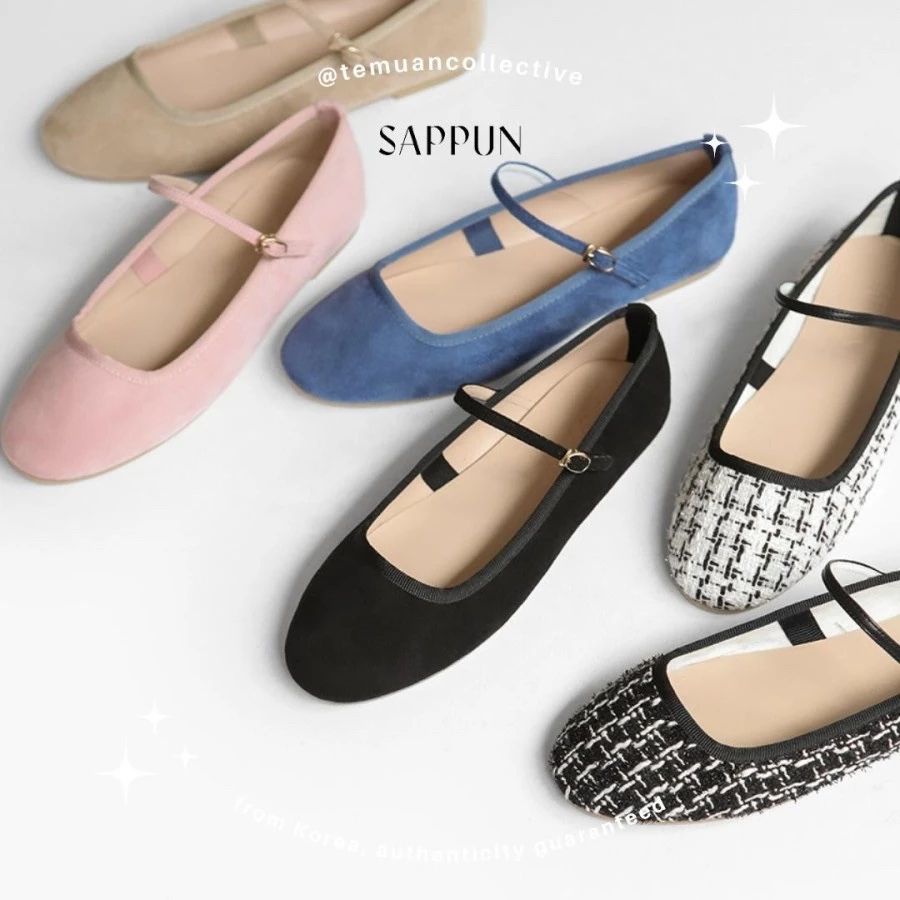 SAPPUN Royelle Mary Jane Flat Shoes