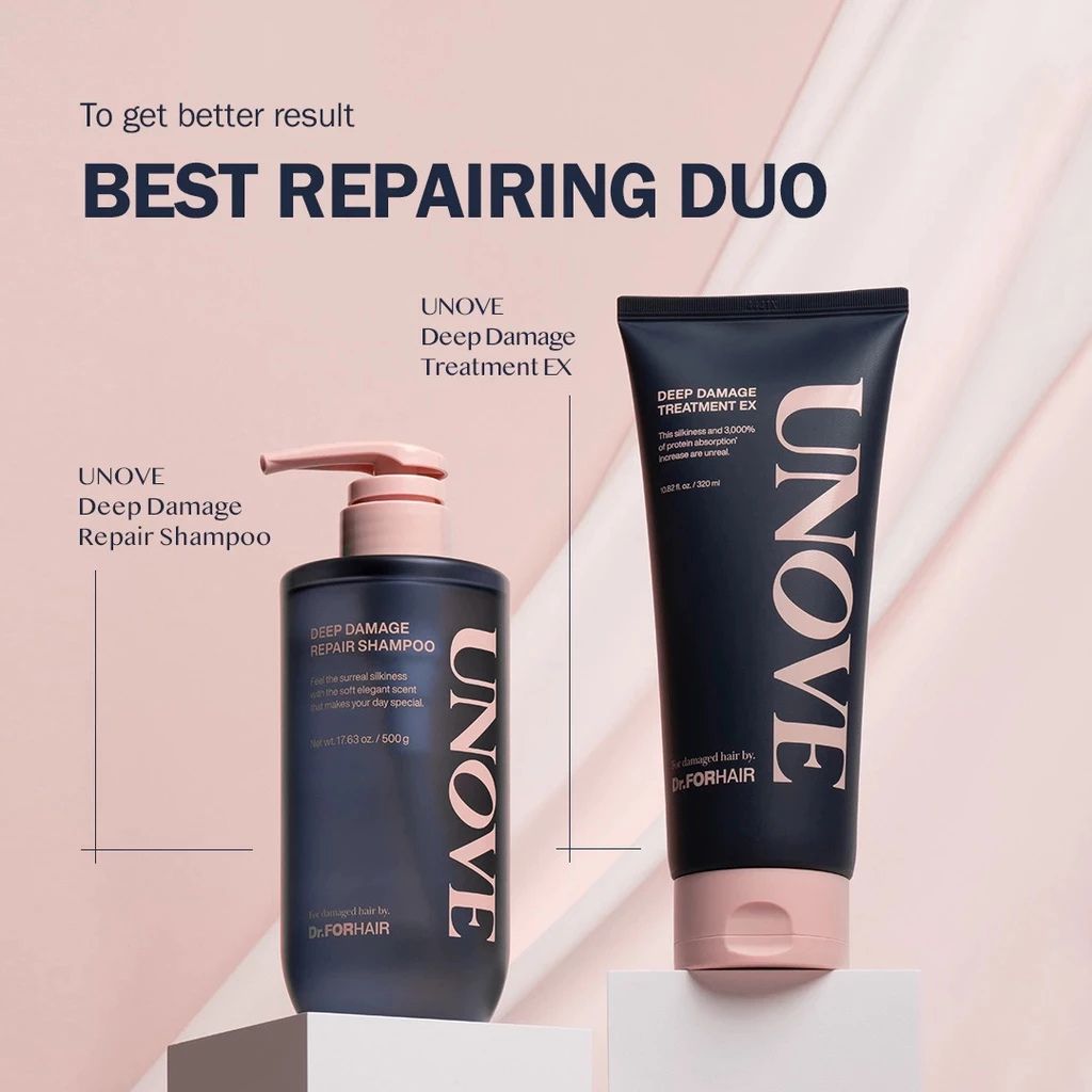 UNOVE Deep Damage Repair Shampoo 500g