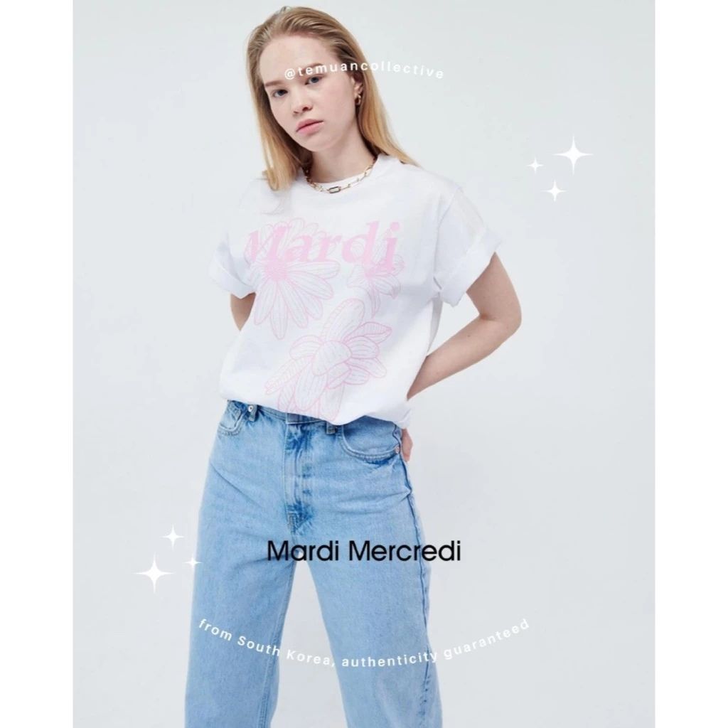 MARDI MERCREDI Triple Flower TShirt