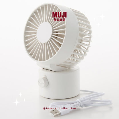 MUJI Japan Low Noise Usb Desk Fan
