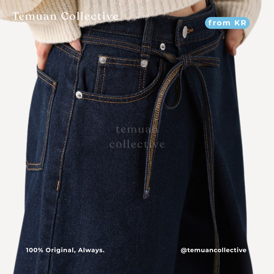 Avandress String Wrap Wide Pants