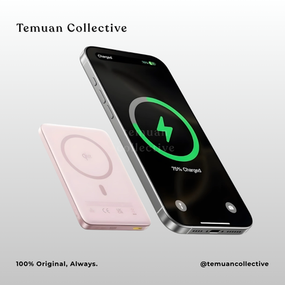 Baseus PicoGo AM41 Ultra Slim Magnetic Power Bank Built In Cable 10000mAh 27W