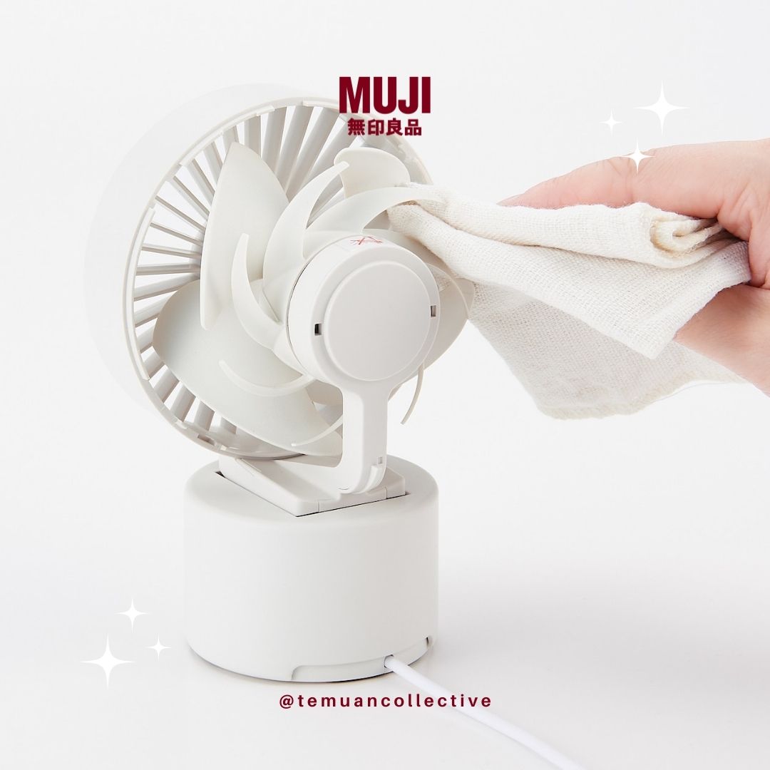 MUJI Japan Low Noise Usb Desk Fan