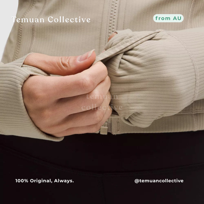 Lululemon Define Cropped Jacket Ribbed Nulu