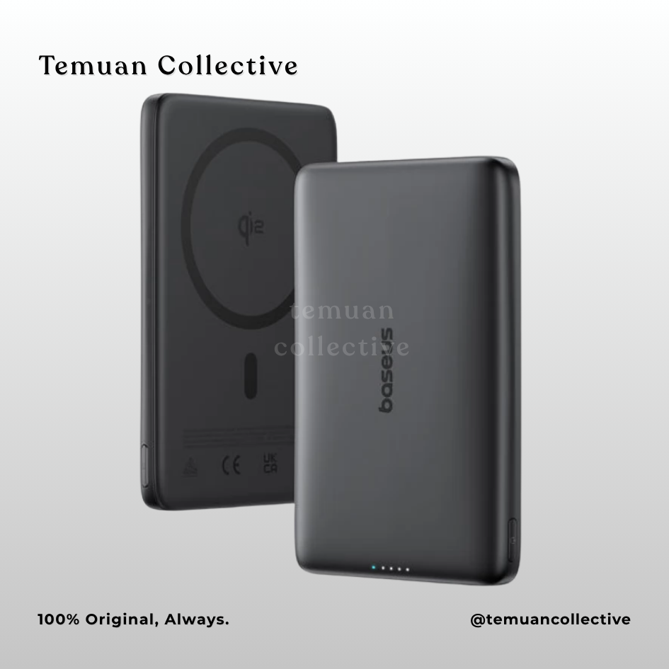 Baseus PicoGo AM41 Ultra Slim Magnetic Power Bank Built In Cable 10000mAh 27W