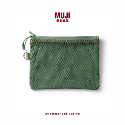 MUJI Japan Polyester Two Zipper case