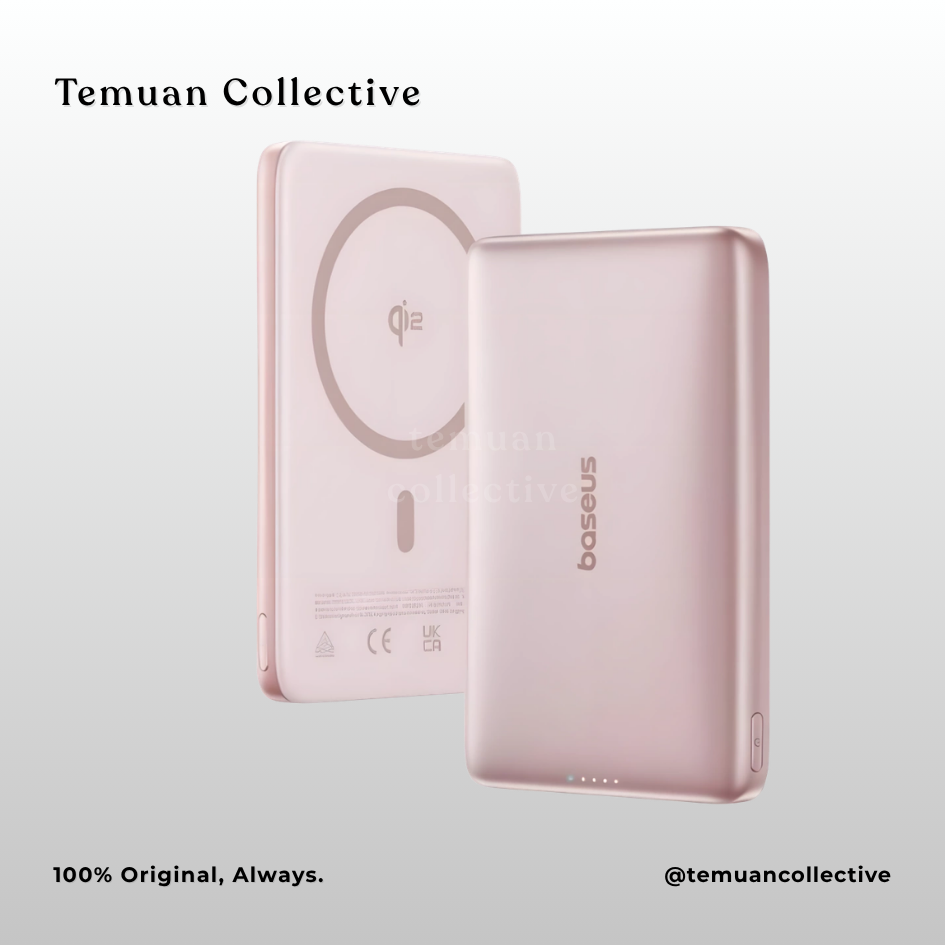 Baseus PicoGo AM41 Ultra Slim Magnetic Power Bank Built In Cable 10000mAh 27W