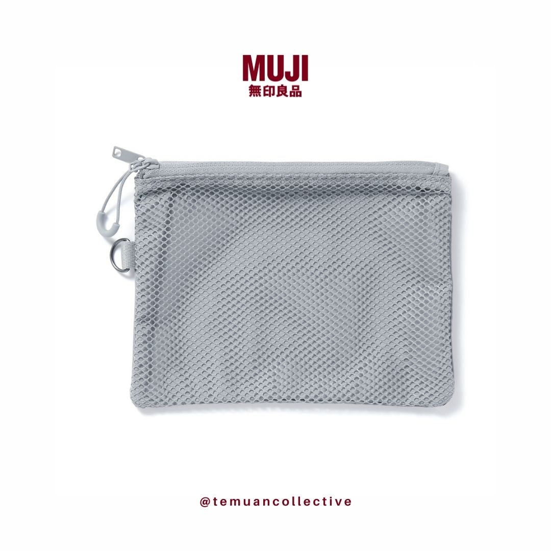 MUJI Japan Polyester Two Zipper case