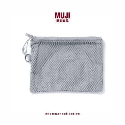 MUJI Japan Polyester Two Zipper case