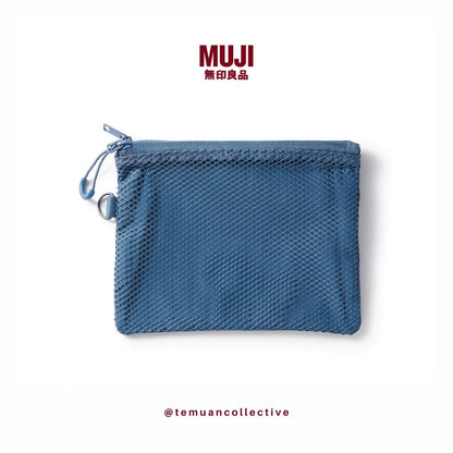 MUJI Japan Polyester Two Zipper case