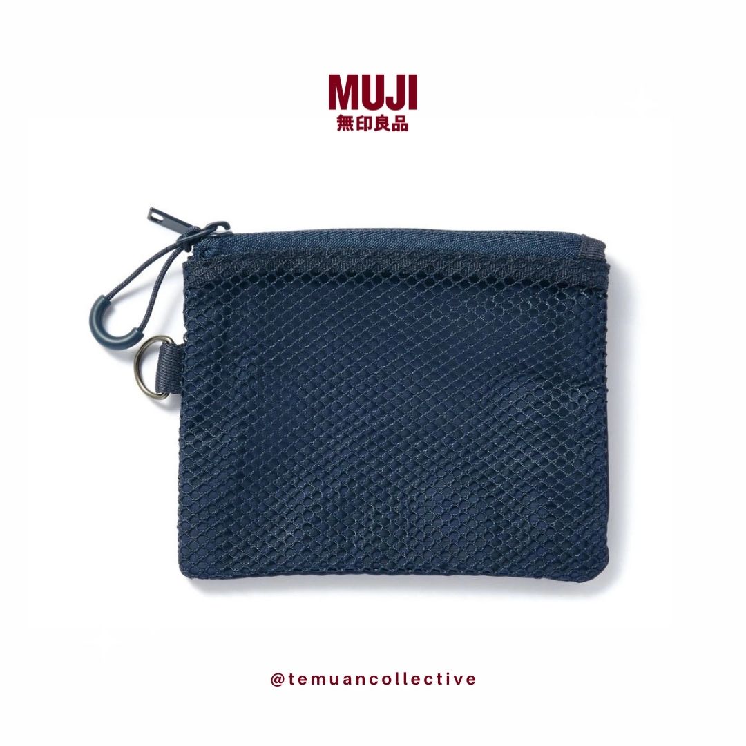 MUJI Japan Polyester Two Zipper case