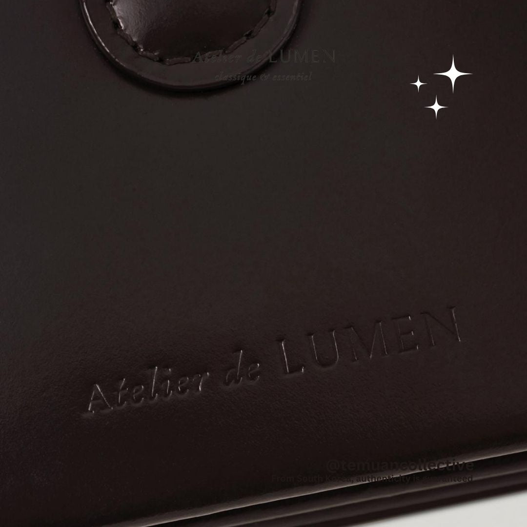 Atelier de Lumen Double Card Holder Accordion Leather Wallet