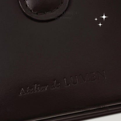 Atelier de Lumen Double Card Holder Accordion Leather Wallet