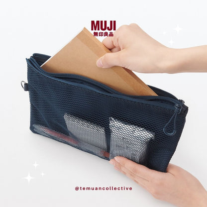 MUJI Japan Polyester Two Zipper case