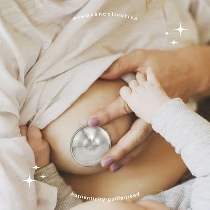 Cubble Silver Nursing Cups Pair of two 999 Pure Silver