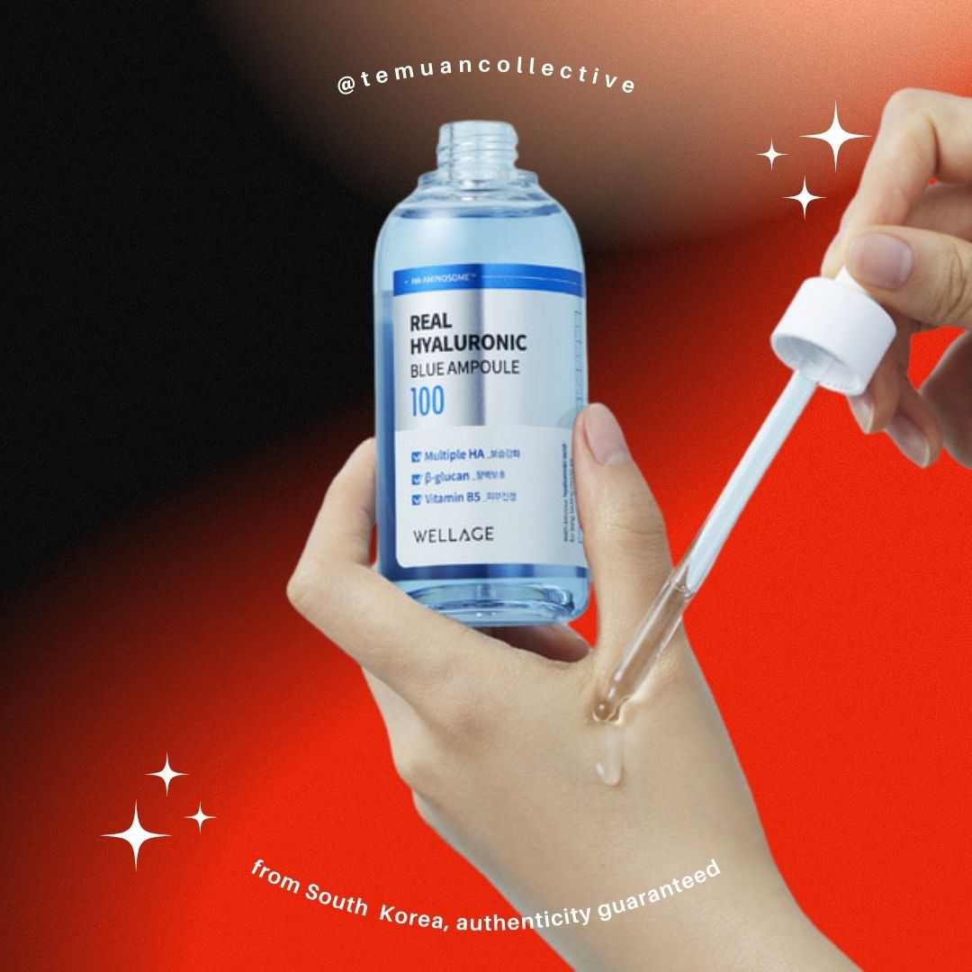 WELLAGE Real Hyaluronic Blue 100 Ampoule