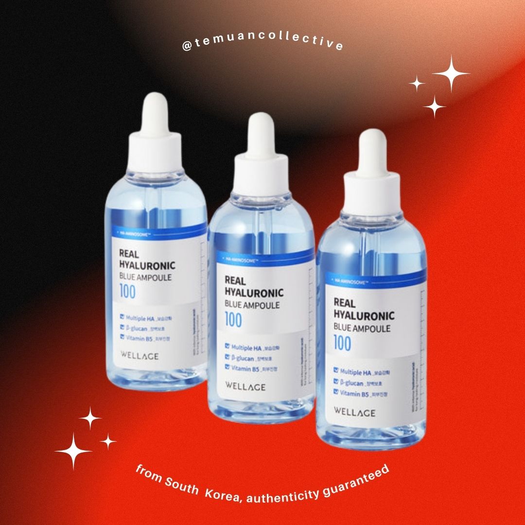 WELLAGE Real Hyaluronic Blue 100 Ampoule