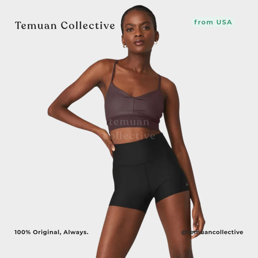 Alo Yoga Lavish Bra Raisin