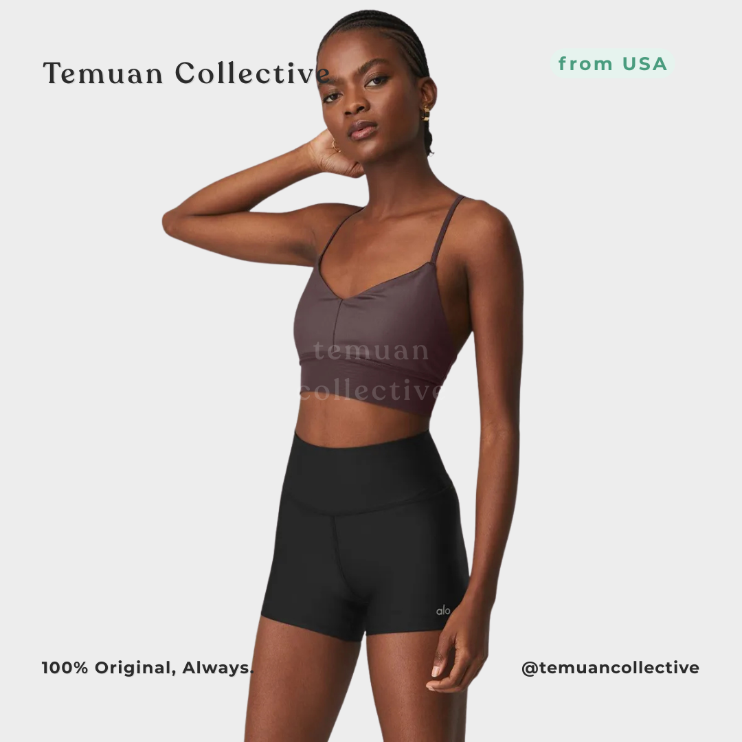 Alo Yoga Lavish Bra Raisin