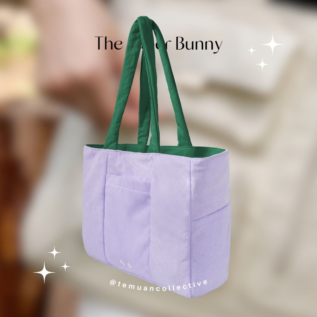 The Paper Bunny Reversible Multi Pocket Tote
