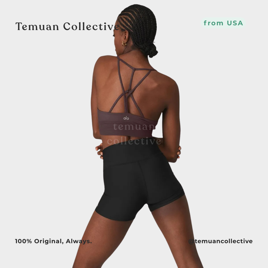 Alo Yoga Lavish Bra Raisin