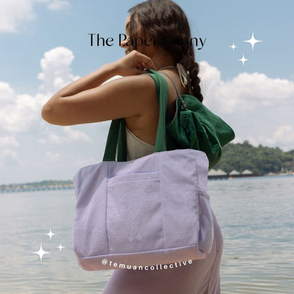 The Paper Bunny Reversible Multi Pocket Tote