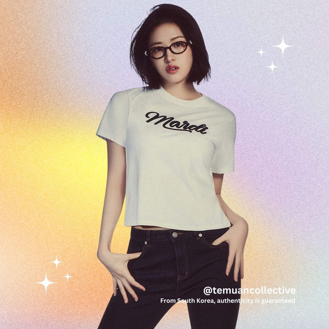 MARDI MERCREDI Slim TShirt with Vintage Logo