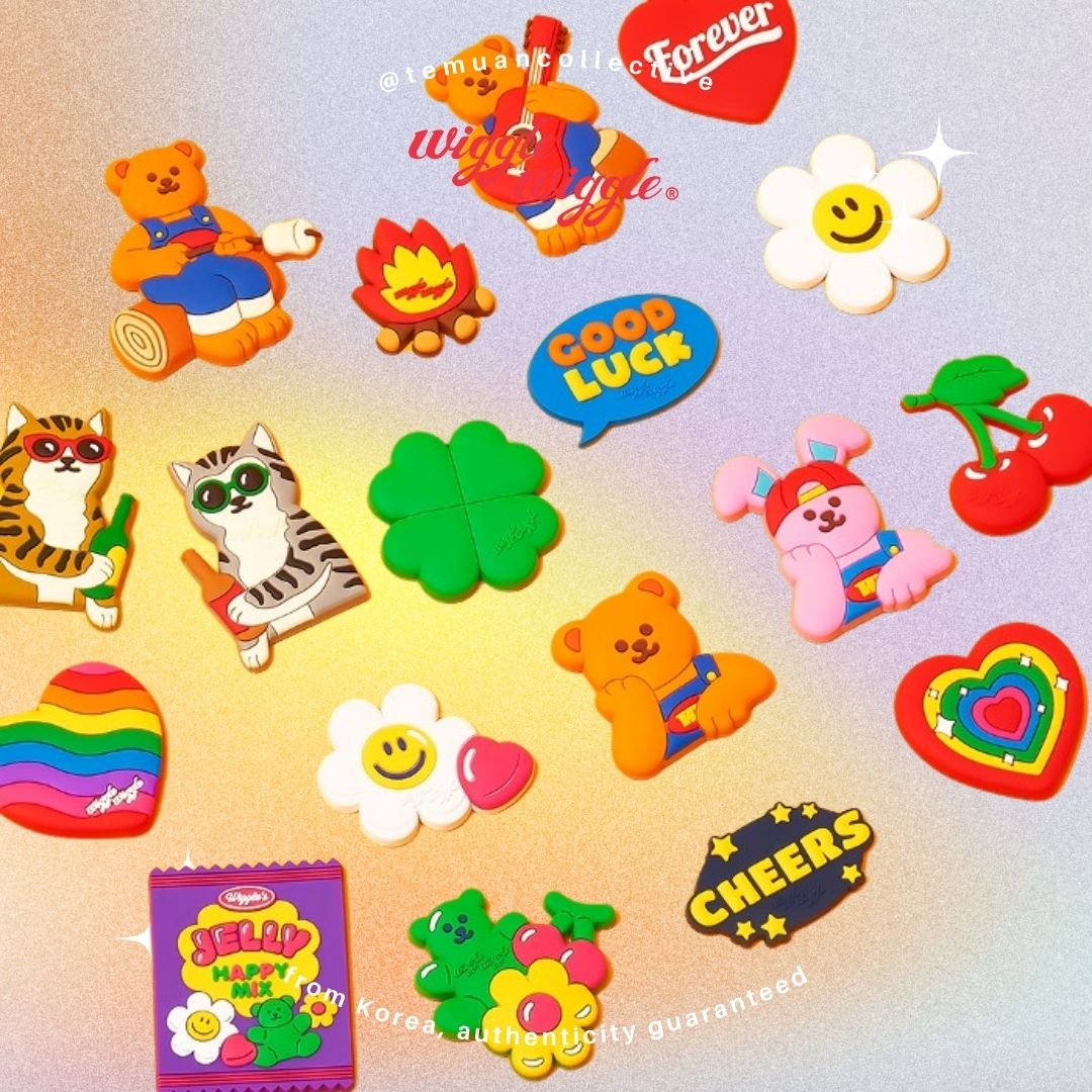 WIGGLE WIGGLE PVC Magnet Set