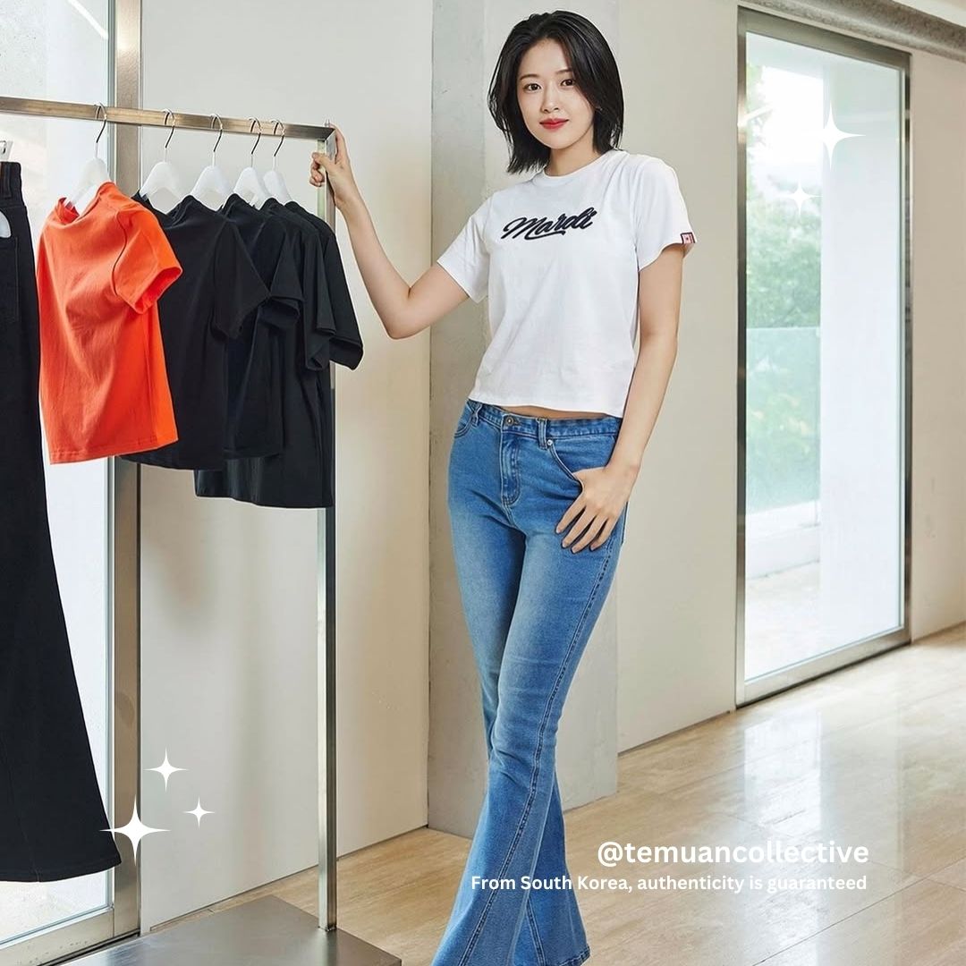 MARDI MERCREDI Slim TShirt with Vintage Logo