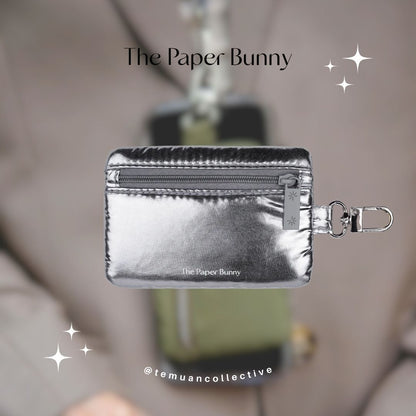 The Paper Bunny Commuter Phone Strap and Puffer Card Pouch Set