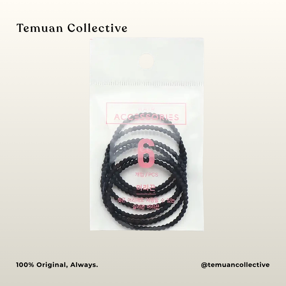 Silicone Hair Ties 6P