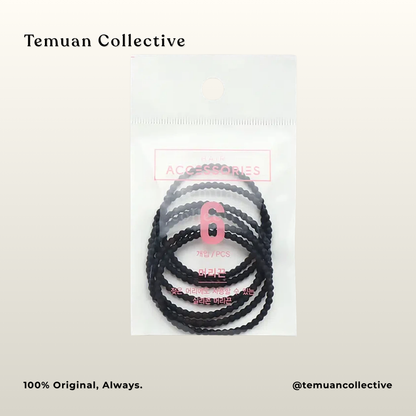 Silicone Hair Ties 6P