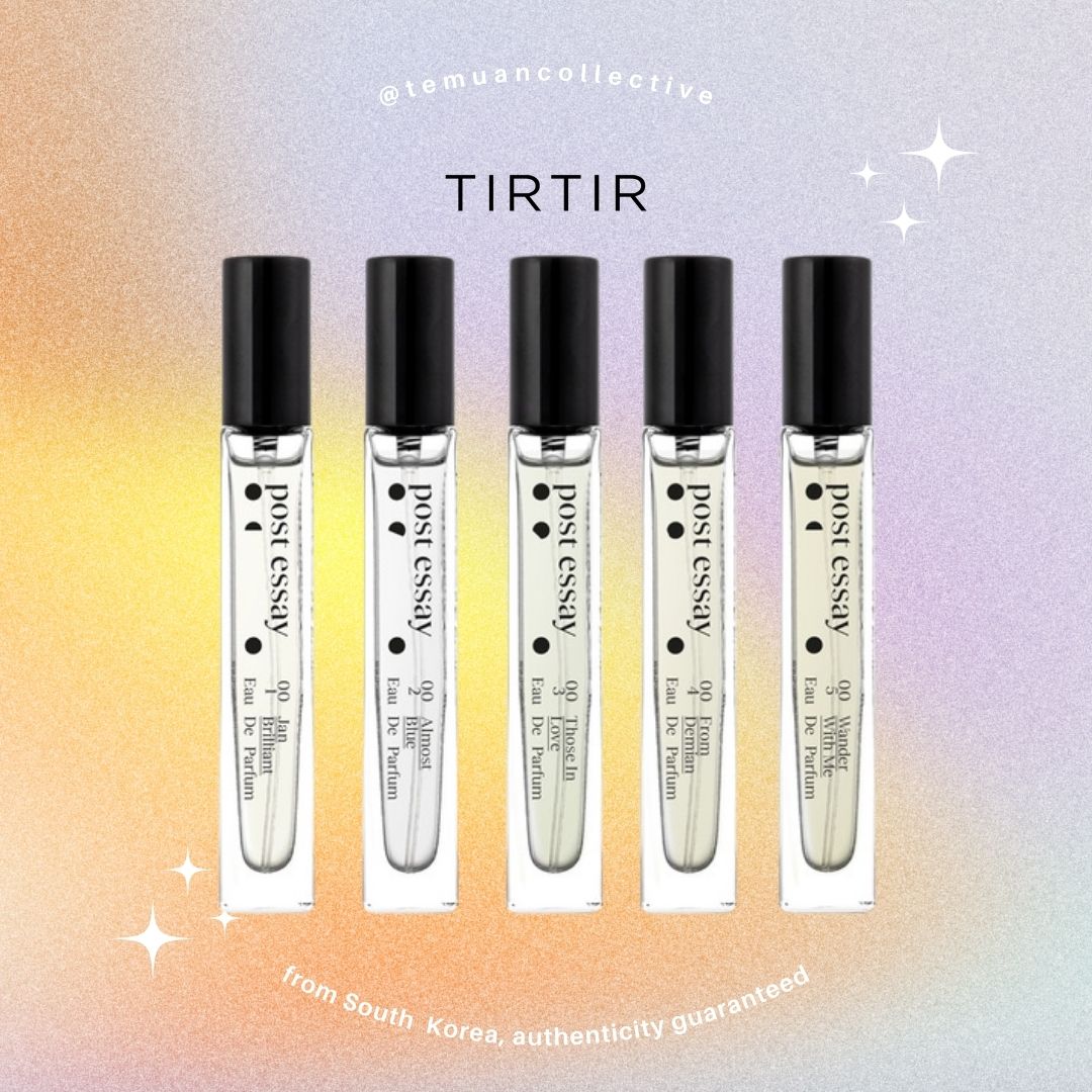 TIRTIR Post Essay EDP Eau De Parfum 9 / 50 / 95 mL - Unisex Perfume South Korea