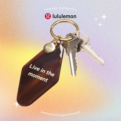 LULULEMON Diamond Shaped Hotel Keychain