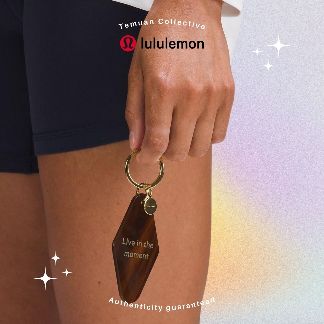 LULULEMON Diamond Shaped Hotel Keychain