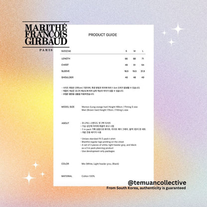 Marithe Francois Girbaud 3 pack Regular Logo Tee Mix