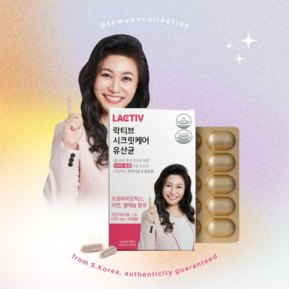 LACTIV Secret Care Family Probiotics Tablets (20/120 day supply)