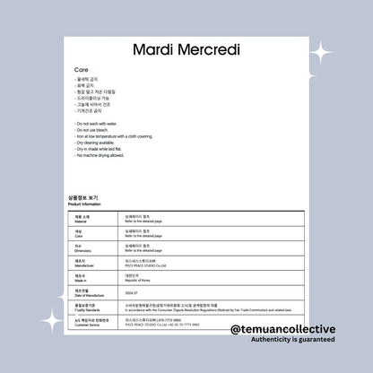 MARDI MERCREDI Cashmere Crew Neck Alumni Classique in Grey