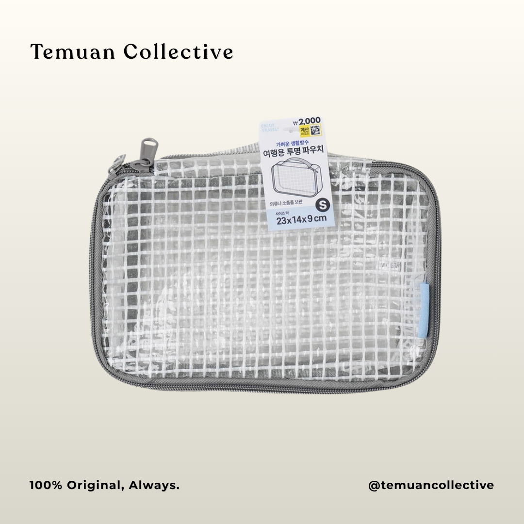 Transparent Tote Bag & Pouch Travel