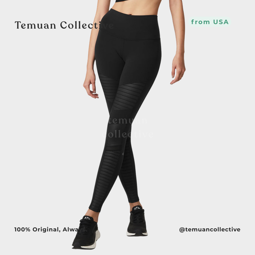Alo Yoga High-Waist Moto Legging Black
