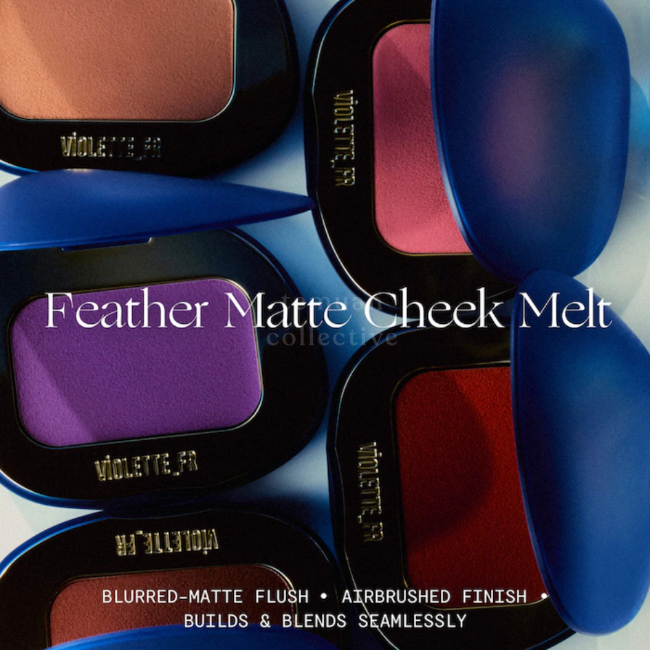 VIOLETTE_FR Plume Blush Feather Matte Cream Powder Cheek Melt
